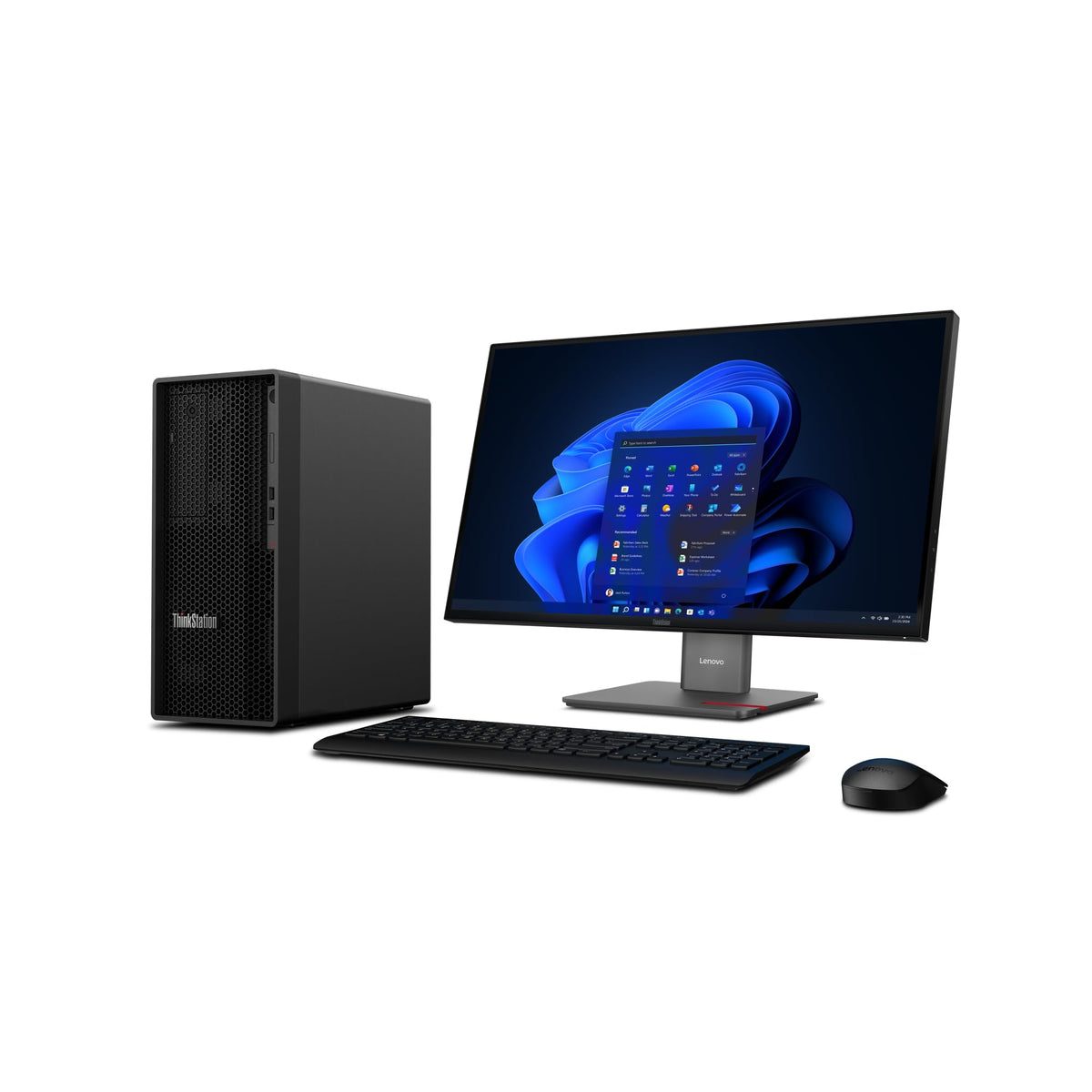 Lenovo ThinkStation P2 Tower Gen 2 30JQ - Torre - 1 x Core Ultra 5 235 - vPro Enterprise - RAM 32 GB - SSD 512 GB - TCG Opal Encryption, NVMe - Intel Graphics - 1GbE - Win 11 Pro