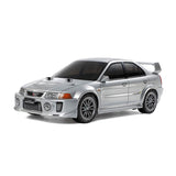 Tamiya 58713 1:10 RC Mitsubishi Lancer EVO V TT-02 - Coche teledirigido, vehículo RC, modelismo, Kit para Montar, Hobby, Bricolaje, Modelo RC, Kit RC