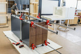 BESSEY 2 abrazaderas de cuerpo REVO KRE100-2K-SET, envergadura de 1000 mm, proyección de 95 mm, carcasa de plástico reforzada con metal para mayor potencia y seguridad, peso 6,9 kg