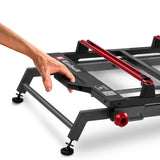 Original Einhell Bastidor inferior de sierra E-Stand TSS (bastidor inferior para sierras circulares de mesa, plegable, asa de transporte, ruedas, construcción de acero robusta, colocación estable)