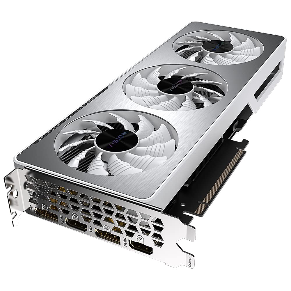 Gigabyte Technology GeForce RTX 3060 Vision OC 12G (Rev. 2.0) NVIDIA 12 GB GDDR6(NO VALIDO para MINERIA), GV-N3060VISION OC-12GD V2