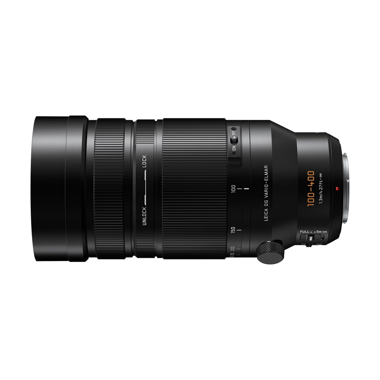 Panasonic LUMIX Micro Four Thirds Lente de cámara, Leica DG Vario-Elmar 100-400mm, F4.0-6.3 II ASPH., Power O.I.S. - H-RSA100400