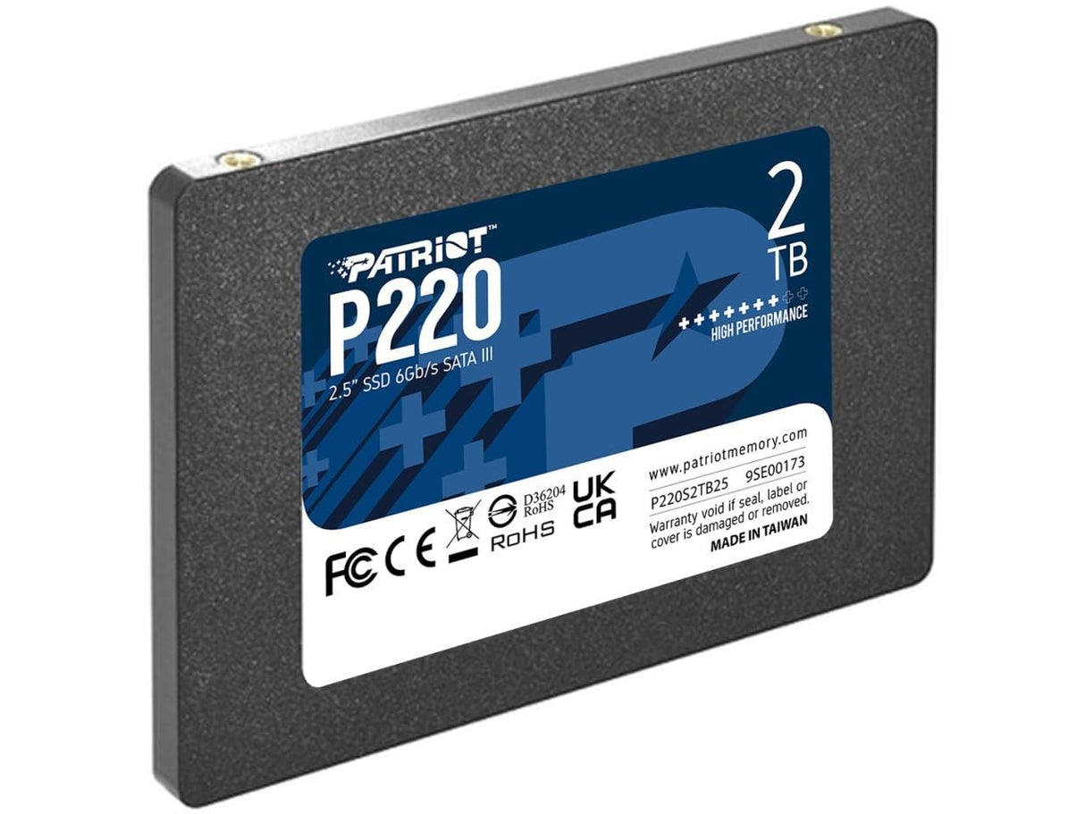 Patriot P220 SSD 2TB SATA III Disco Sólido Interno 2.5"