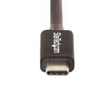 StarTech.com Cable de 1m Thunderbolt 4-40Gbps - PD 100W - Vídeo 4K/8K - Cable Thunderbolt 4 con Certificación Intel - Compatible con USB4/Thunderbolt 3/USB 3.2/USB Tipo C/DisplayPort (TBLT4MM1M)