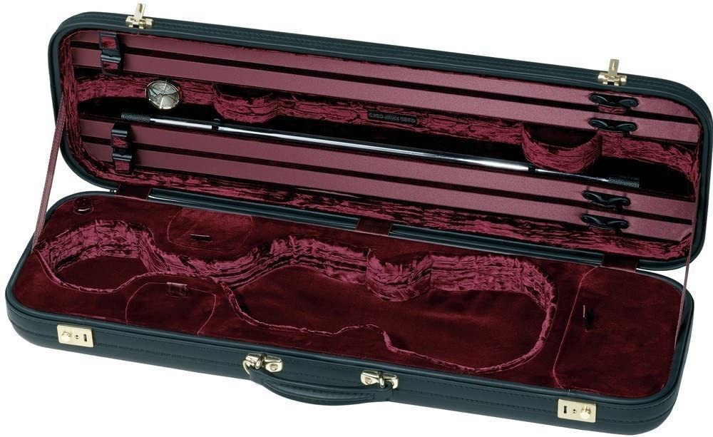 Estuche para violín Gewa, original Jaeger Prestige-Line 4/4 - Mocca/Verde