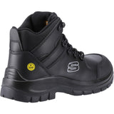 Skechers Men's Trophus Kilram Construction Boot, Black, 44 EU