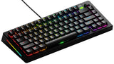 Glorious Gaming GMMK 3 anpassat mekaniskt gamingtangentbord, 75% TKL, modulärt packningssystem, doubleshot PBT-tangenter, aluminiumplatta, utbytbara 3- Och 5-stiftsbrytare, USA QWERTY - Svart