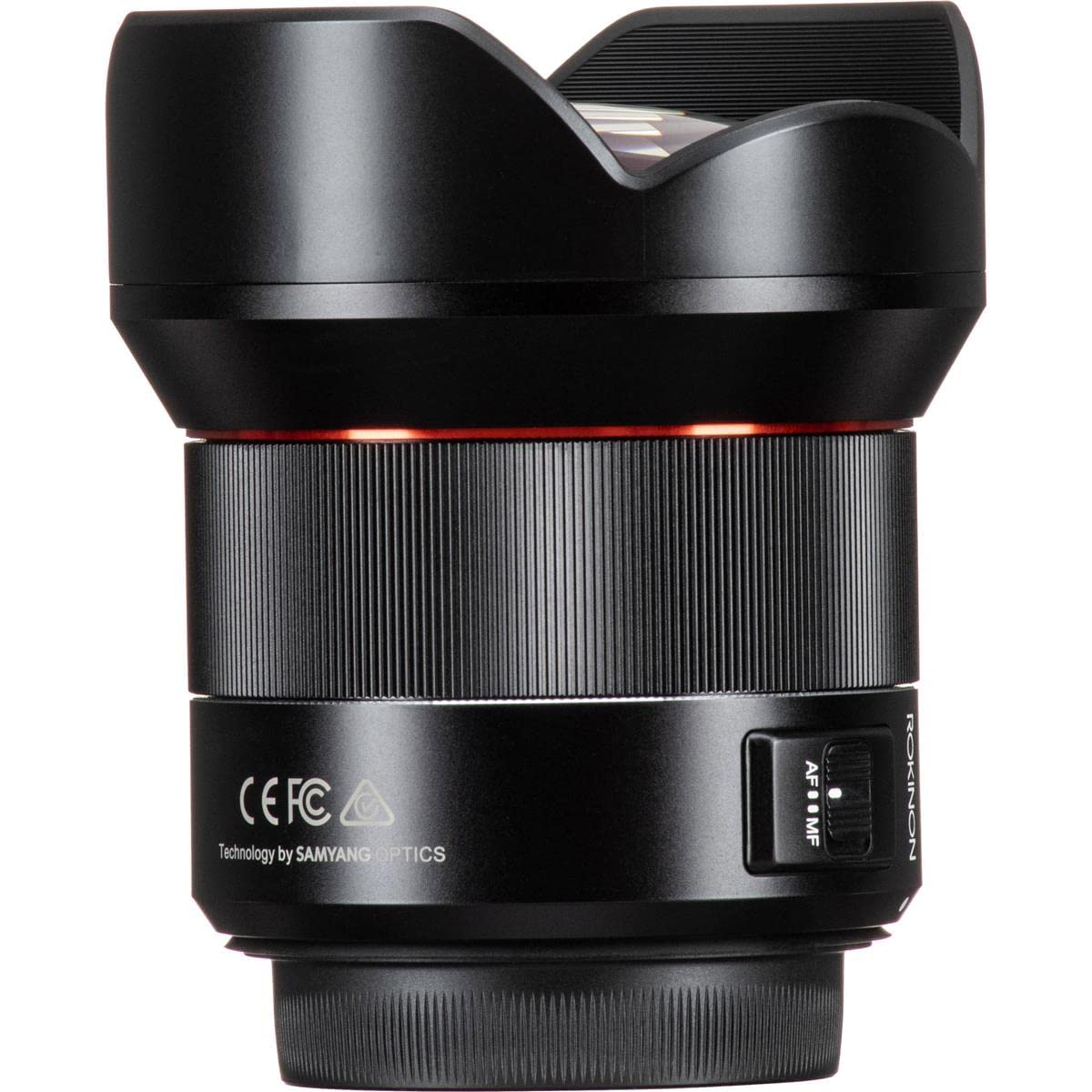 Rokinon AF - Lente de Gran Angular para Canon EF, 14 mm, F2.8 sellada contra el Clima, Color Negro (IO14AF-C)