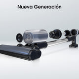 Hisense HVC6464A Aspirador Escoba sin cable, 25.2V, autonomía hasta 60 minutos , indicador LED de carga, accesorios para aspirar y fregar suelos con cepillo mopa
