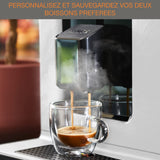 KRUPS Evidence Eco-Design, Cafetera automática, 7 bebidas preestablecidas, Cappuccino, Expresso, Bebidas lácteas, Sistema One-Touch, Hecho en Francia, Nube, Metal, YY4660FD