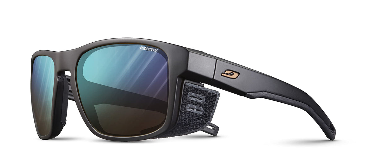 Julbo Shield M Gafas de Sol, Black Frame, Unisex Adulto