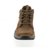 Skechers Respected Boswell, Botas Hombre, Dark Brown Leather W/ Synthetic, 42 EU