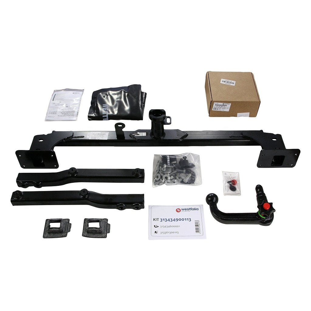 Westfalia Enganche Desmontable para Mercedes GLK (X204) (07/2009-09/2015) - Viene Acompañado de un Kit de Cableado de 13 pines