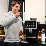 Cecotec Cafetera Superautomática Comercial Cremmaet Coffice. 2900W, Pantalla Táctil, Molido Uniforme, 1 Molinillo, 26 Bebidas, Depósito de Café en Grano 1Kg, Depósito de Agua de 2L