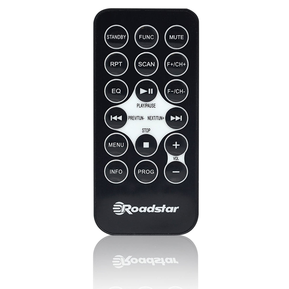 Roadstar Radio Portátil CDR-375D+/BK Radio CD Player Portátil Dab/Dab+ / FM, Boombox Reproductor CD-MP3, Puerto USB, Stereo, Mando a Distancia, AUX-IN, Salida de Auriculares, Negro