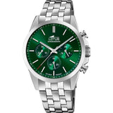 Lotus Reloj Hombre 18989/3 Chrono Caja de Acero Inoxidable 316l Plateado Correa de Acero Inoxidable 316l Plateado