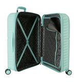 Pepe Jeans Chest Maleta mediana azul 48x70x28 cms Rígida ABS Cierre TSA integrado 79L 3,22 kgs 9 Ruedas dobles