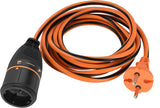 Electraline 01368 Cable Alargador eléctrico para jardín 40M 2x1.5 con Toma de corriente Electralock europea 2 pins equipado con un mecanismo de bloqueo que evita la desconexión accidental del enchufe
