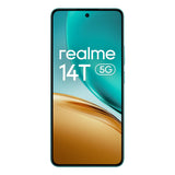 realme 14T Smartphone 5g, 8+256GB,Batería 5260 mAh,Procesador Dimensity 6300,IP69, Cámara de 50MP,Pantalla AMOLED para Esports de 120 Hz,Verde Surf,Exclusivo de Amazon (Sin Adaptador)