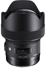 Sigma F1.8 DG HSM Art - Objetivo Ultra Angular con luminosidad de 14 mm, Color Negro