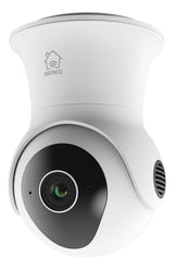 DELTACO Smart Home Cámara IP Inteligente de Seguridad IP - Exterior IP65 - PTZ - Movible - 2MP 1080p - ONVIF/RTSP - WiFi - App - Blanco