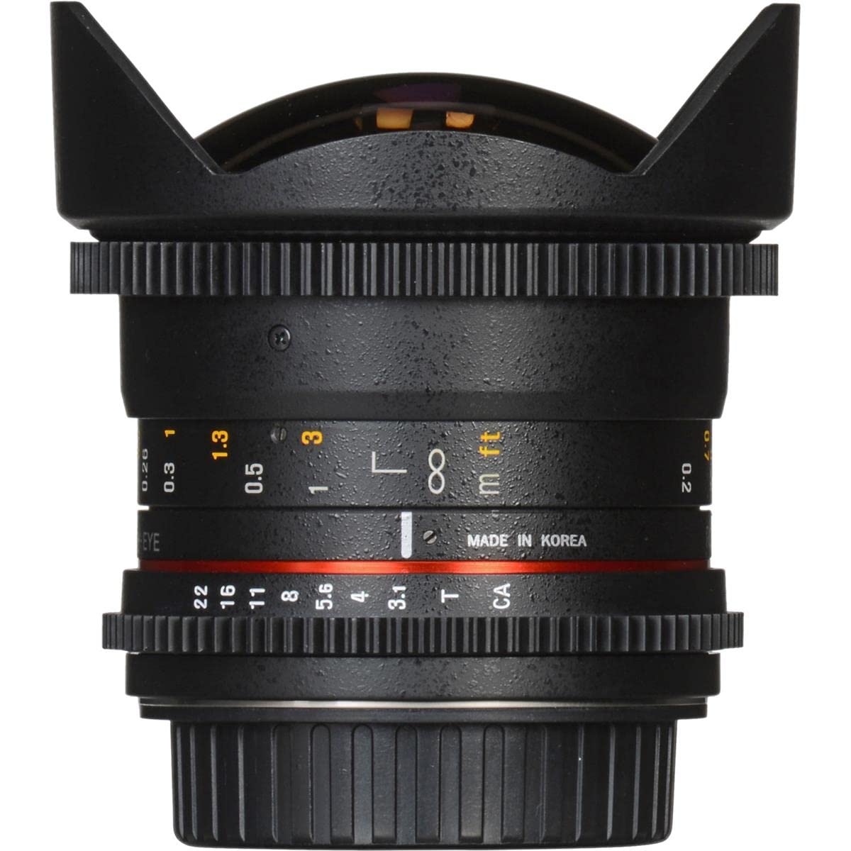 Rokinon Cine DS 12 mm t3.1 Ultra Wide Cine Lente de Ojo de pez – Full Frame Compatible
