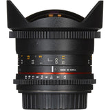 Rokinon Cine DS 12 mm t3.1 Ultra Wide Cine Lente de Ojo de pez – Full Frame Compatible