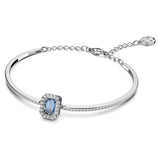Swarovski Brazalete Millenia para Mujer, con Circonita Azul de Talla Octogonal, Cristales Blancos, en Baño de Rodio, Colección Swarovski Millenia