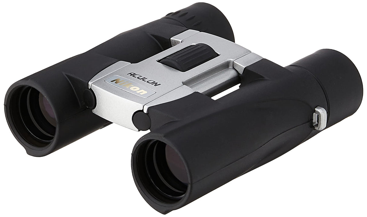 Nikon Aculon A30 - Prismático (10x25), Negro y Plateado