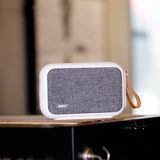 Remax Fabric - Altavoz Bluetooth portátil, Color Negro