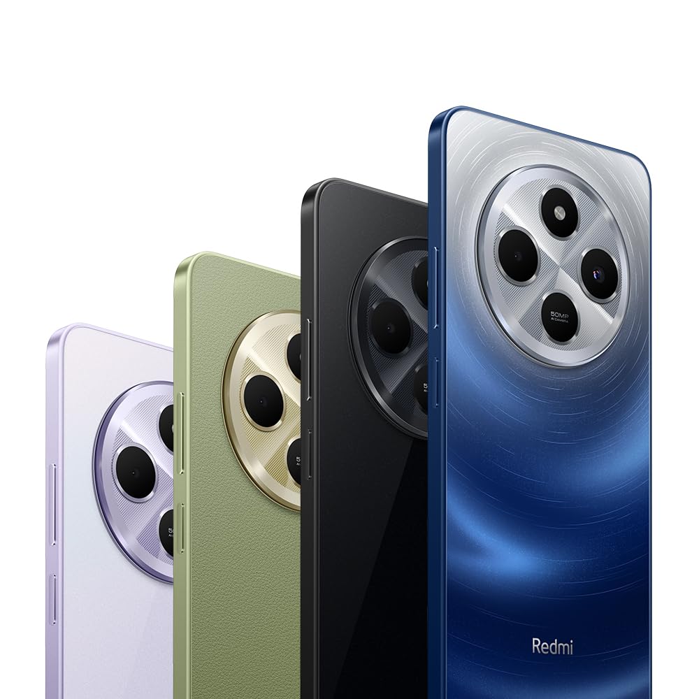 XIAOMI Redmi 14C - Smartphone de 8+256GB, Pantalla de 6.88” 120Hz LCD HD+, MediaTek Helio G81 Ultra, cámara Dual con IA de 50MP, 5160mAh, NFC, Verde (Versión ES)