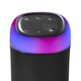 Hama | Altavoz Bluetooth con Luces LED (5 Modos Diferentes, Se Pueden conectar 2 Altavoces, Protección IPX4, 12h de música), Color Negro