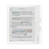 Kobo Libra Colour eReader | Pantalla E Ink Kaleido™ 3 de 7" | Temperatura del Color y Brillo Ajustables | Reducción luz Azul | eBooks y AudioBooks | Memoría 32 GB | Resistente al Agua | Blanco