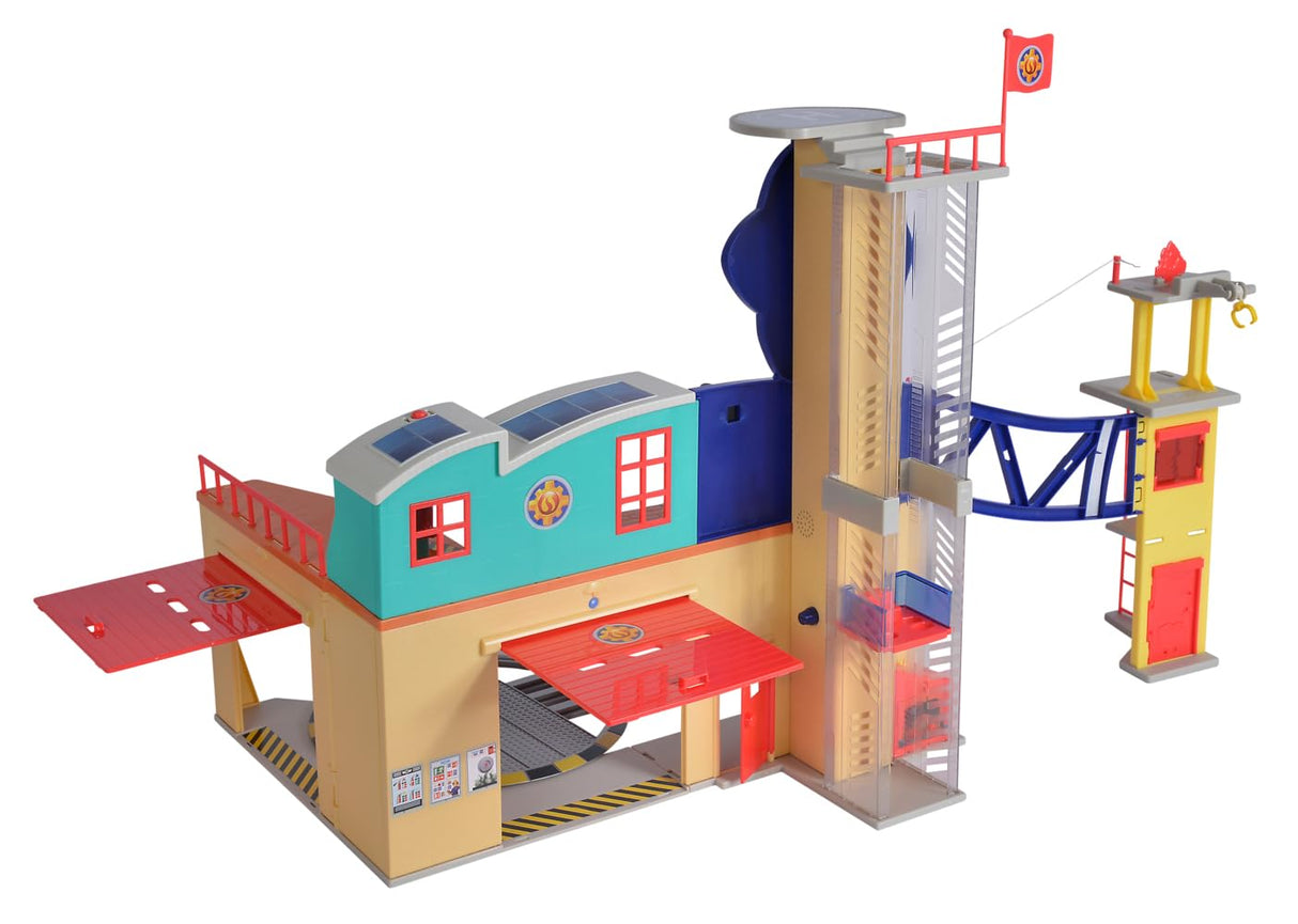 Simba Sam Mega 109251059 - Camión de Bomberos XXL con Figura de Sam, con luz, Sonido y Radio, para niños a Partir de 3 años, Exclusivo en Amazon