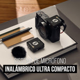 RØDE Sistema de microfonía inalámbrica ultracompacto Wireless ME con micrófonos Integrados, tecnología GainAssist y 100m de Alcance para filmaciones, entrevistas y creación de contenidos