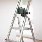 Bosch Home and Garden nivel láser de líneas cruzadas UniversalLevel 360 con trípode prémium + pinza universal MM 3(líneas en vertical horizontal,incl. 360° para alineación por toda estancia)