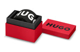 HUGO Reloj Analógico de Cuarzo Multifunción para Hombre Colección #Impress - FOR Him con Correa de Acero Inoxidable Gris - 1530298