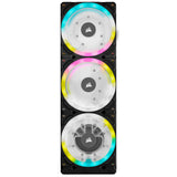 Corsair Hydro X Series XD7 RGB Pack de Bomba/Depósito (Sistema de Placa de Distribución de 360 mm, Bomba PWM D5, Depósito de 140 ml, 36 LED RGB Direccionables Individualmente) Negro