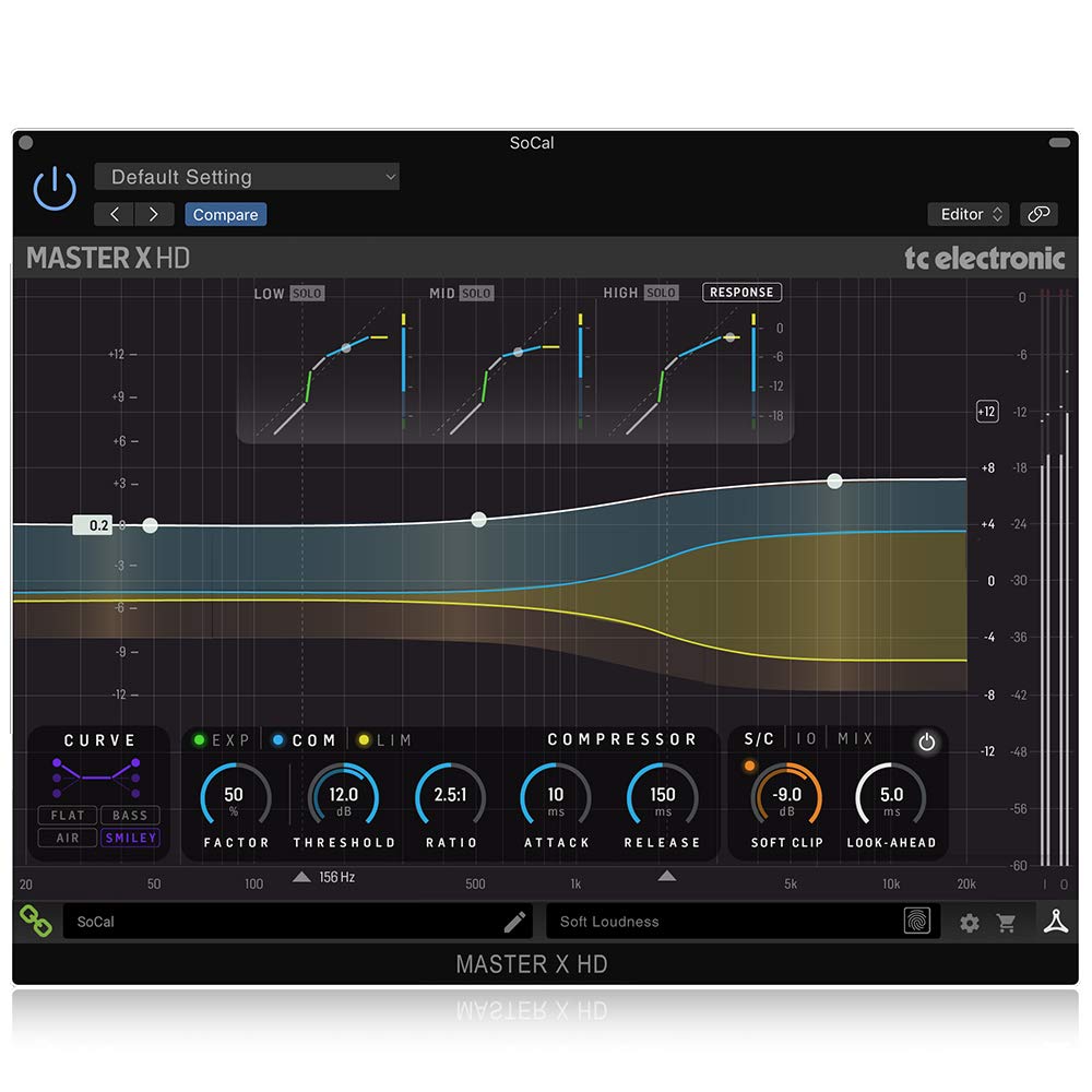 TC Electronic MASTER X HD NATIVE / MASTER X HD-DT Complemento de procesador dinámico multibanda con controlador de hardware dedicado