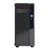 Silverstone SST-PS14B-E - Caja de Torre ATX de Precision, Panel Lateral de Vidrio Templado Ahumado, Negro