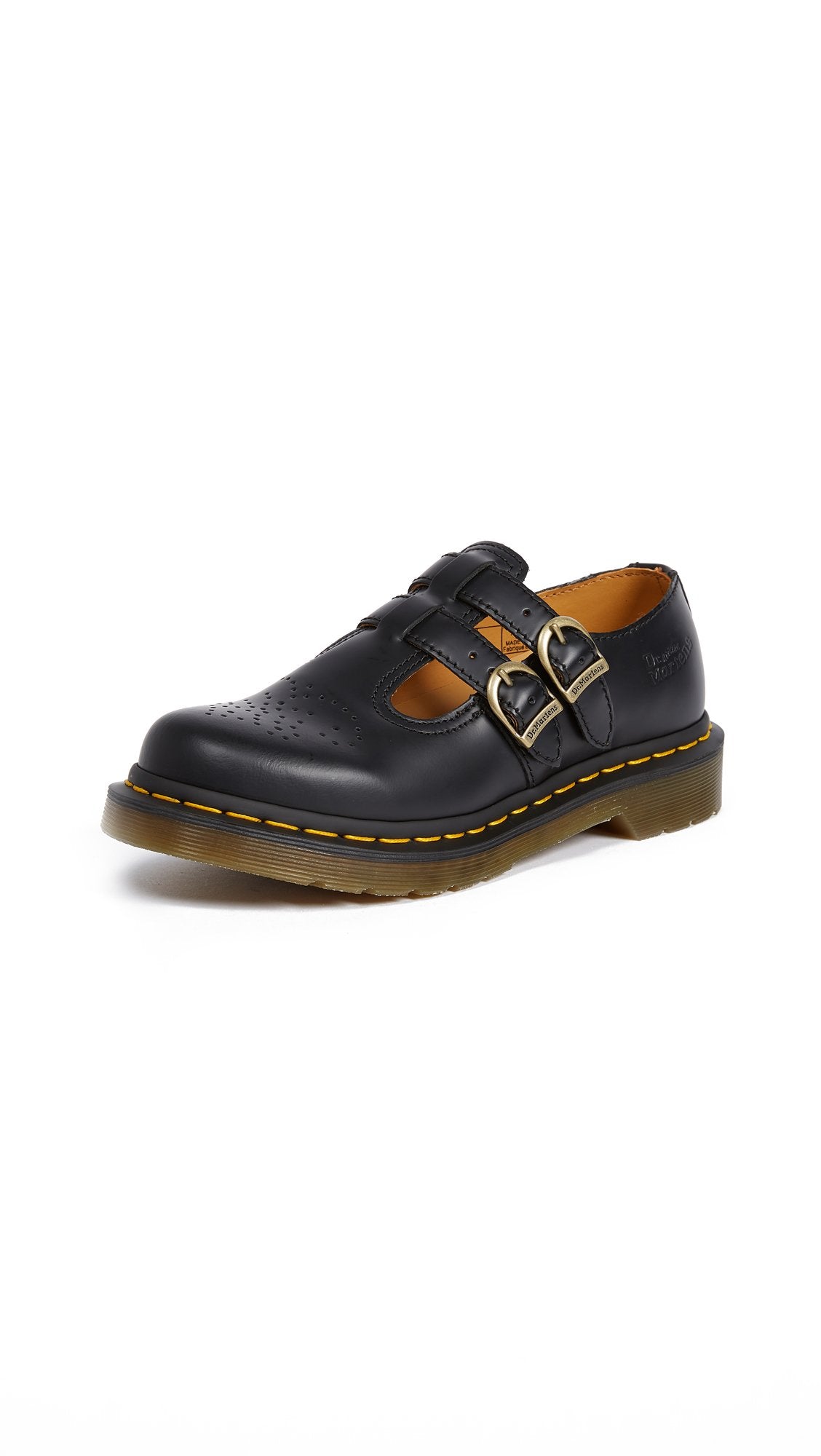 Dr Martens Mary Jane, Merceditas Mujer, Negro (Black Smooth), 37 EU