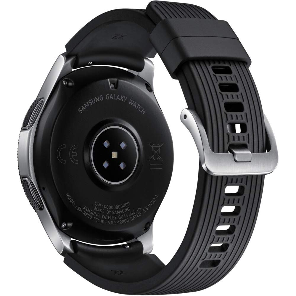 Samsung Galaxy Watch 46mm - SM-R805 Reloj Inteligente Negro, Plata (Silver)