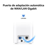5G CPE 5s, H153, Router 5G con SIM, Wi-Fi 6 AX3000, 3.600 Mbps en DL/500 Mbps en UL, Antena de Alta Ganancia de 9 dBi, Puerto LAN/WAN, Diagnóstico Visualizado del Wi-Fi, 42 Meses de Garantía