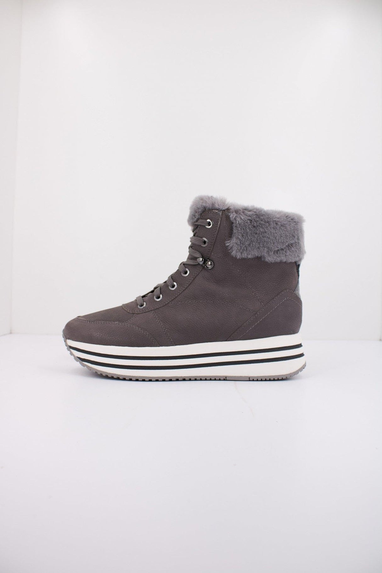 Geox D Kency B, Zapatillas, Dk Stone, 39 EU