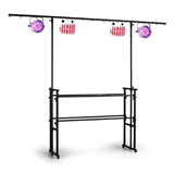 Audibax DS10-DJ Soporte DJ Profesional con Puente de Luces