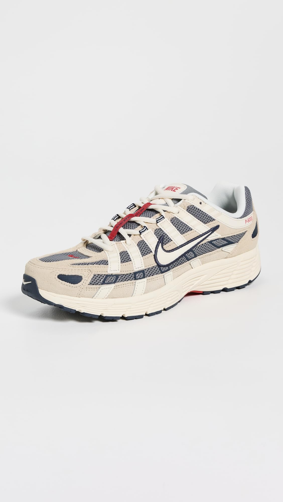 NIKE P-6000, Sneaker Hombre, Lt Khaki Pale Ivory Thunder Blue, 44 EU