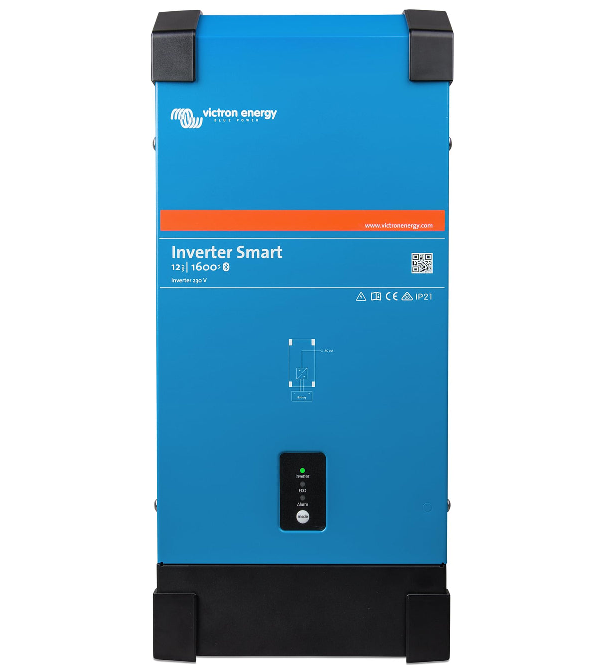 Victron Energy Smart 1600VA 12-Voltios 230V CA Inversor de Onda sinusoidal Pura