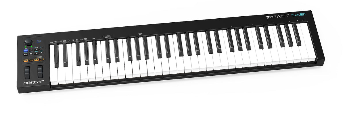 Nektar Impact GX61 - Controlador USB MIDI de teclado con integración de DAW