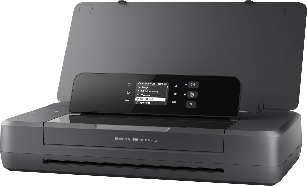 HP OfficeJet 200 Mobile - Impresora Portátil Tinta, USB 2.0, Wi-Fi Direct, HP Smart App, Negro