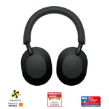 Sony WH-1000XM5 Noise Cancelling, Auriculares de diadema Bluetooth, Llamadas cristalinas, Hi-Res, 360 Reality Audio, 30 h de batería, Carga rápida, Incluye Funda rígida, iOS, Android - Negro